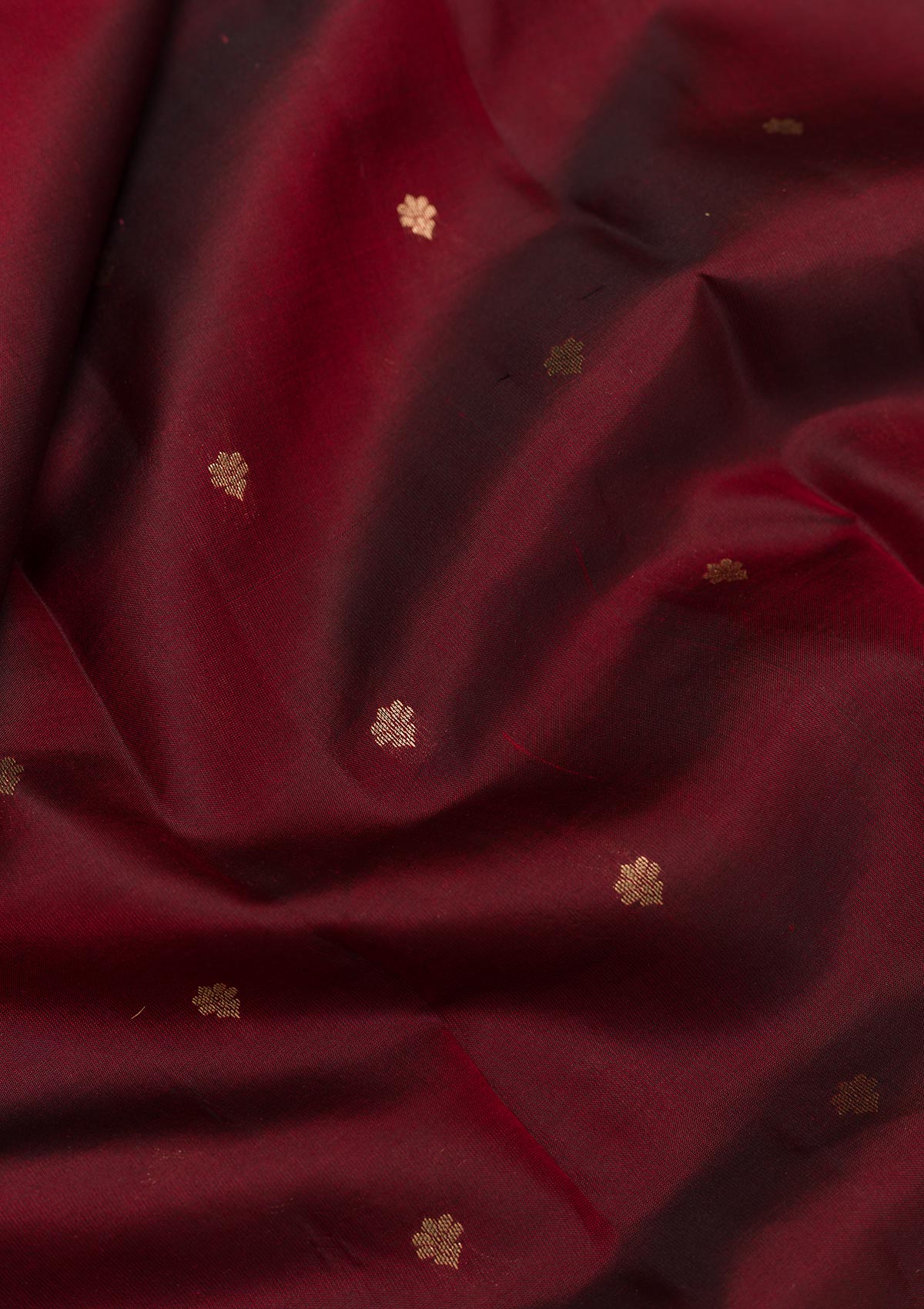 Maroon Zariwork Pure Silk Saree-Koskii