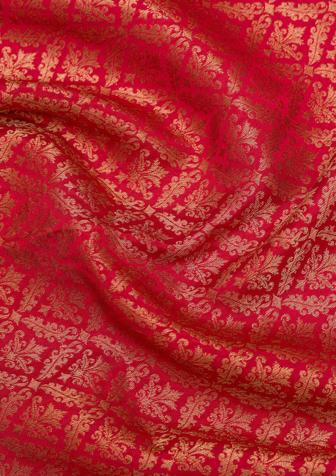 Maroon Zariwork Pure Silk Saree-Koskii