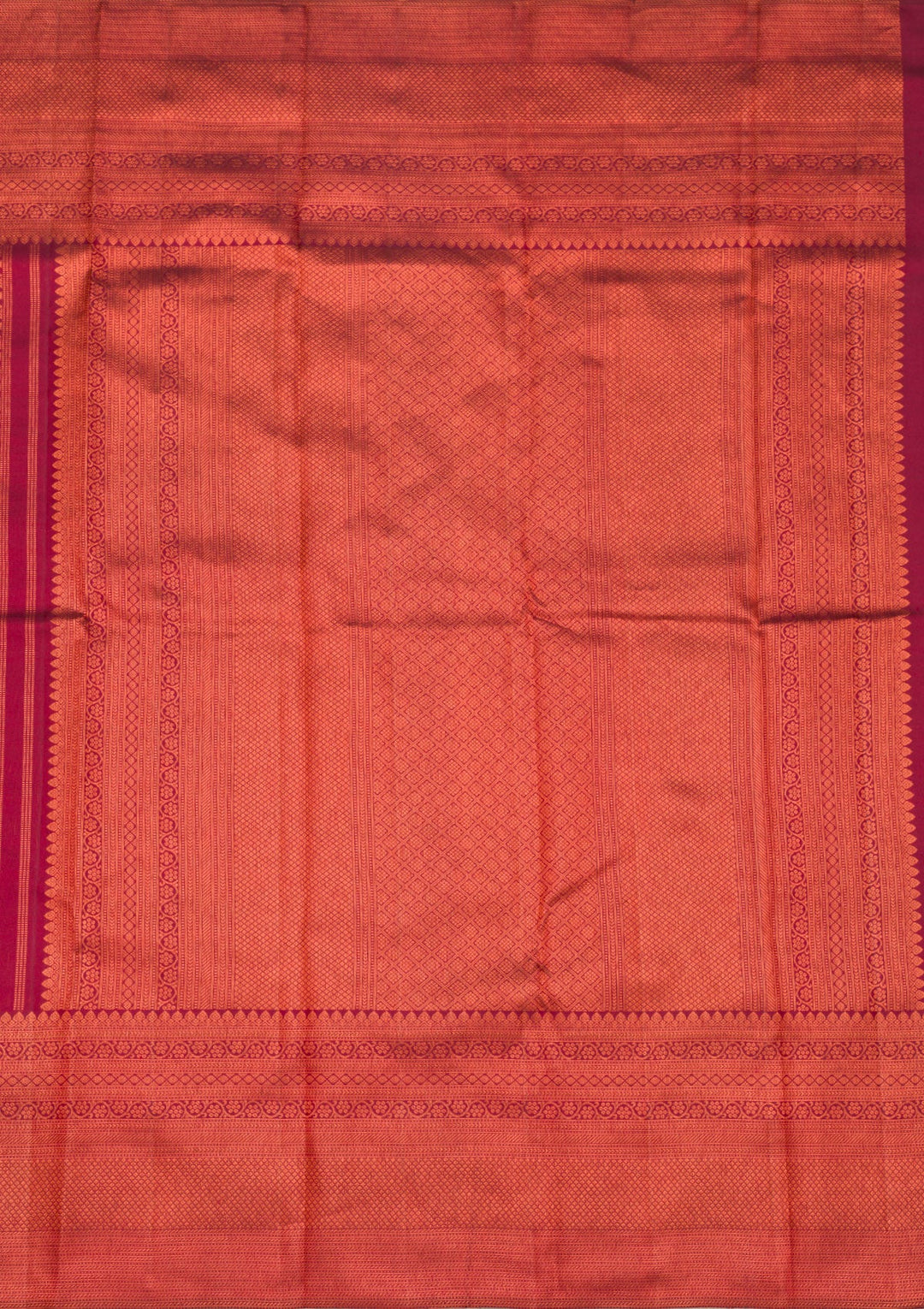 Wine Zariwork Pure Silk Saree-Koskii