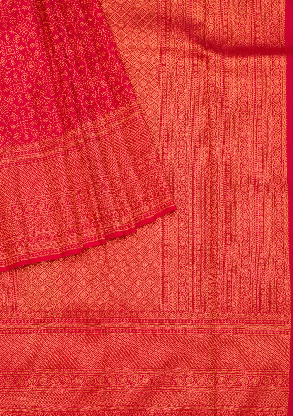 Maroon Zariwork Pure Silk Saree-Koskii