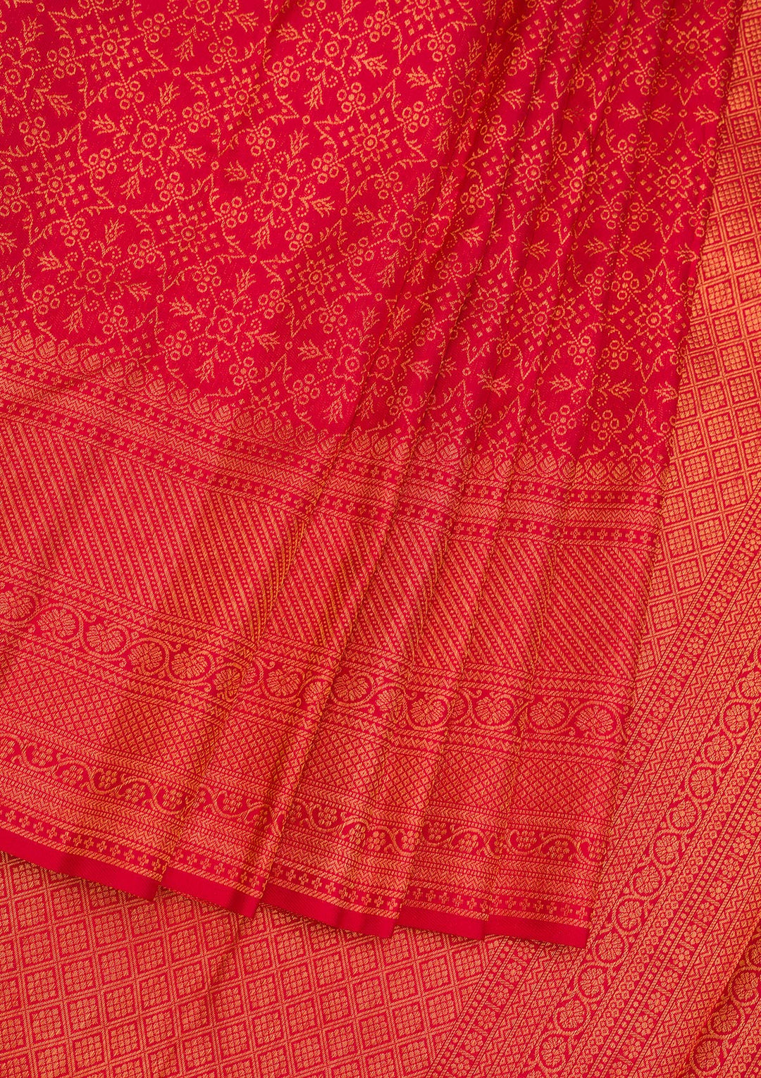 Maroon Zariwork Pure Silk Saree-Koskii
