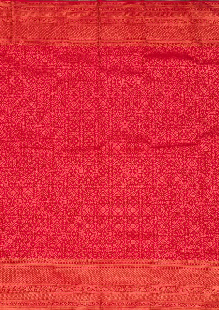 Maroon Zariwork Pure Silk Saree-Koskii