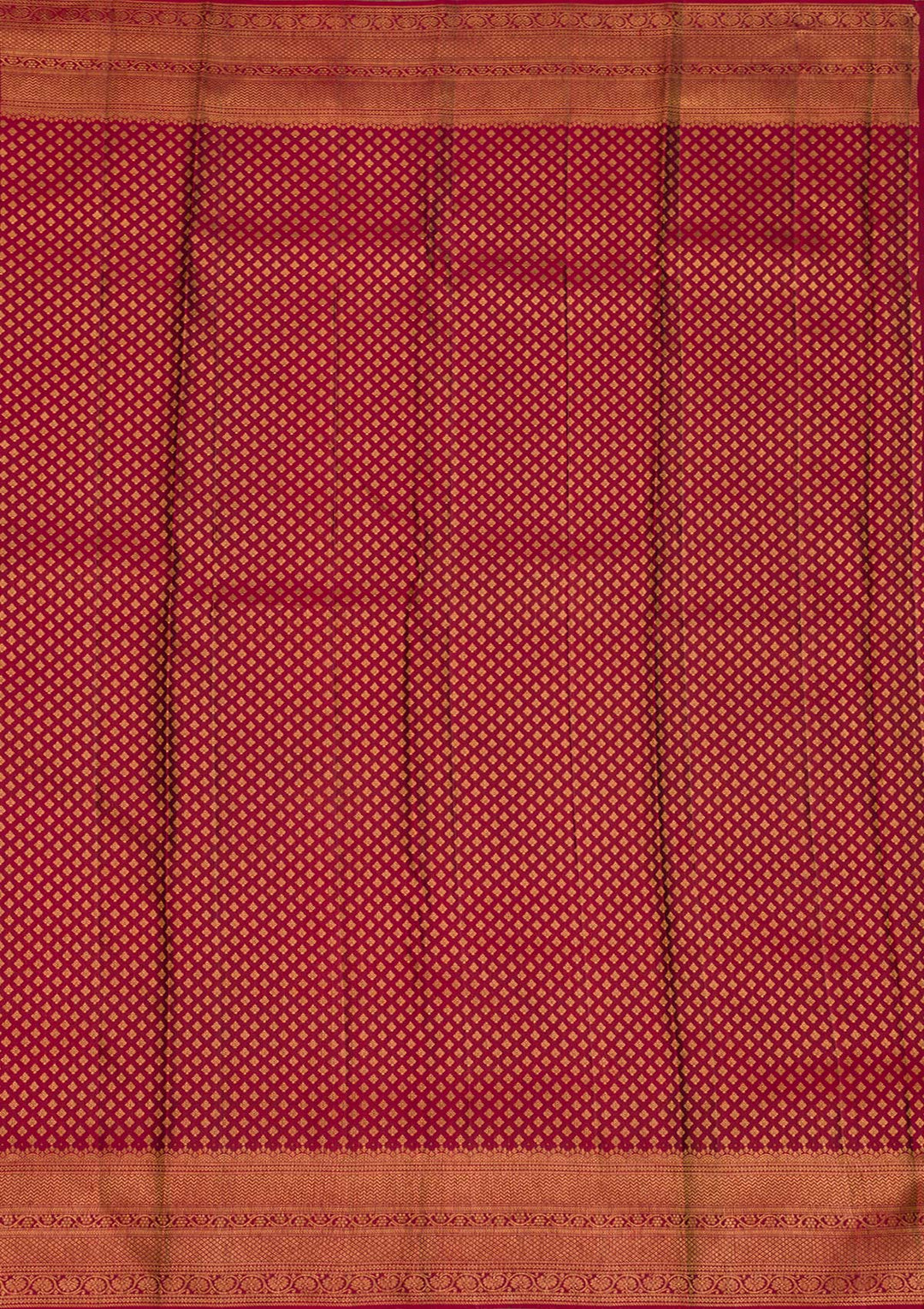 Maroon Zariwork Pure Silk Saree-Koskii
