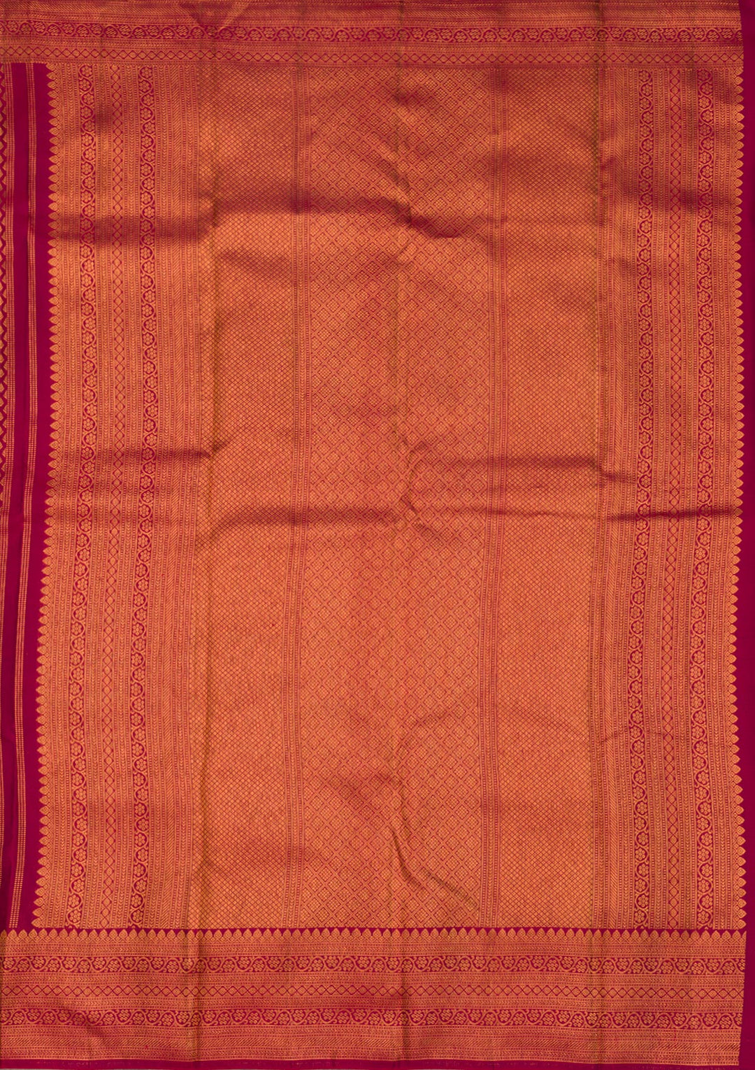 Maroon Zariwork Pure Silk Saree-Koskii