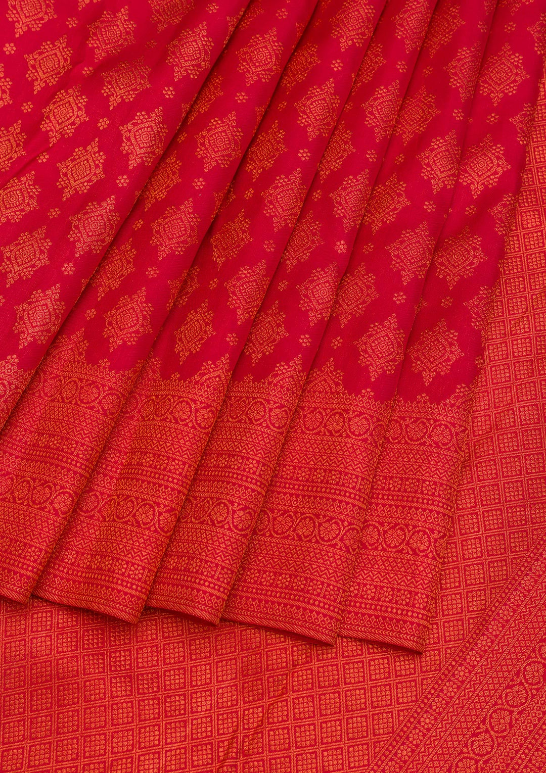 Maroon Zariwork Pure Silk Saree-Koskii