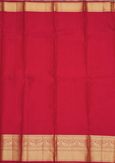 Maroon Zariwork Pure Silk Saree-Koskii