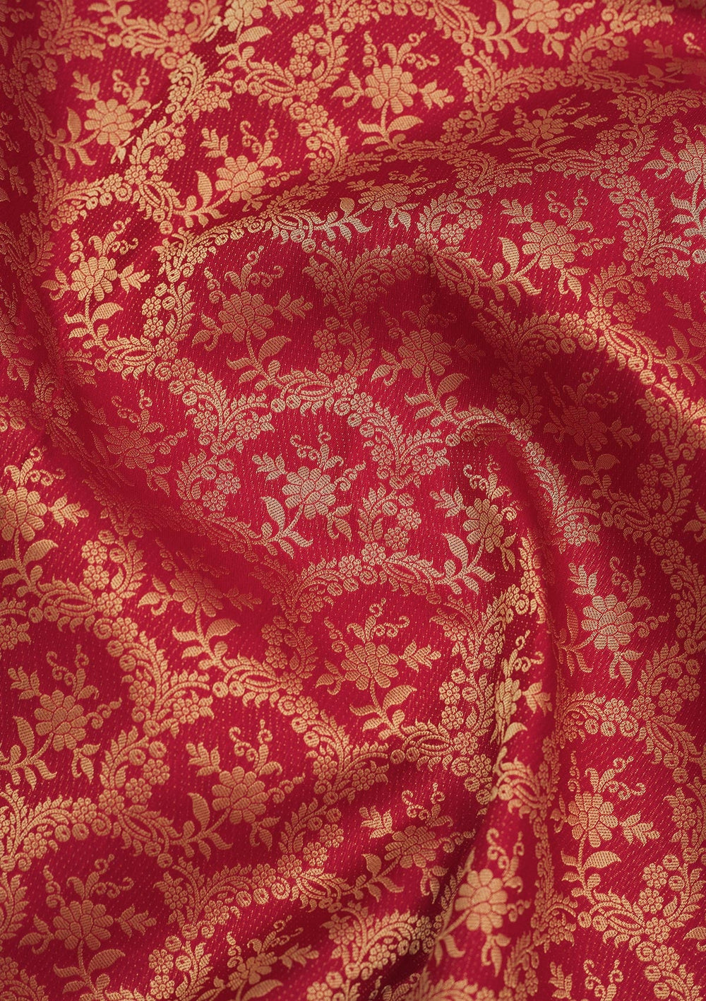 Maroon Zariwork Pure Silk Saree-Koskii