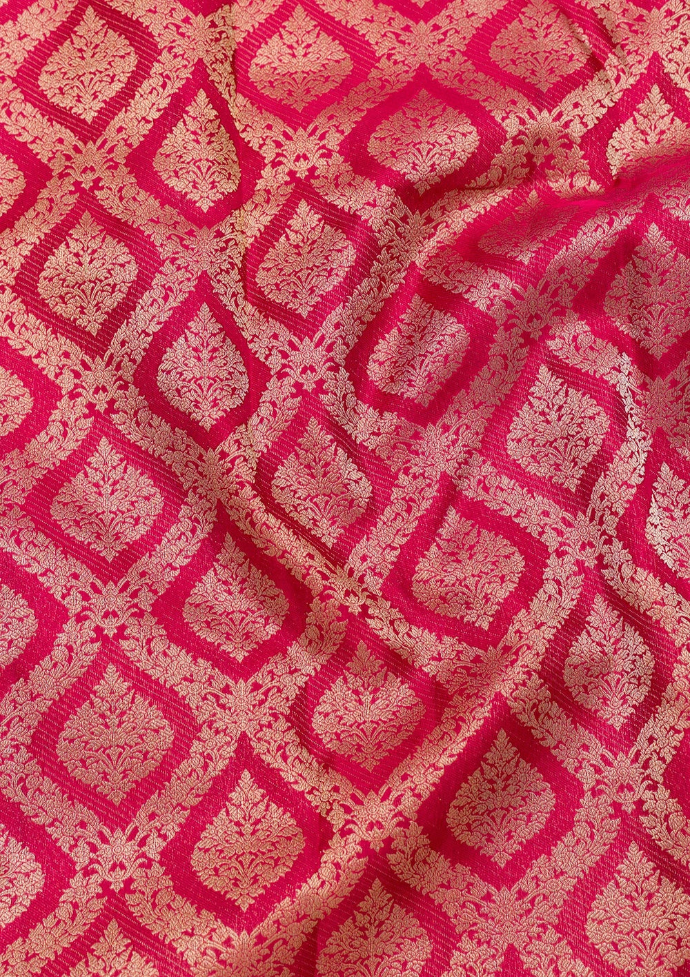 Maroon Zariwork Pure Silk Saree-Koskii
