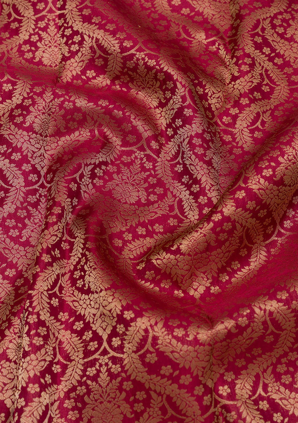 Maroon Zariwork Pure Silk Saree-Koskii