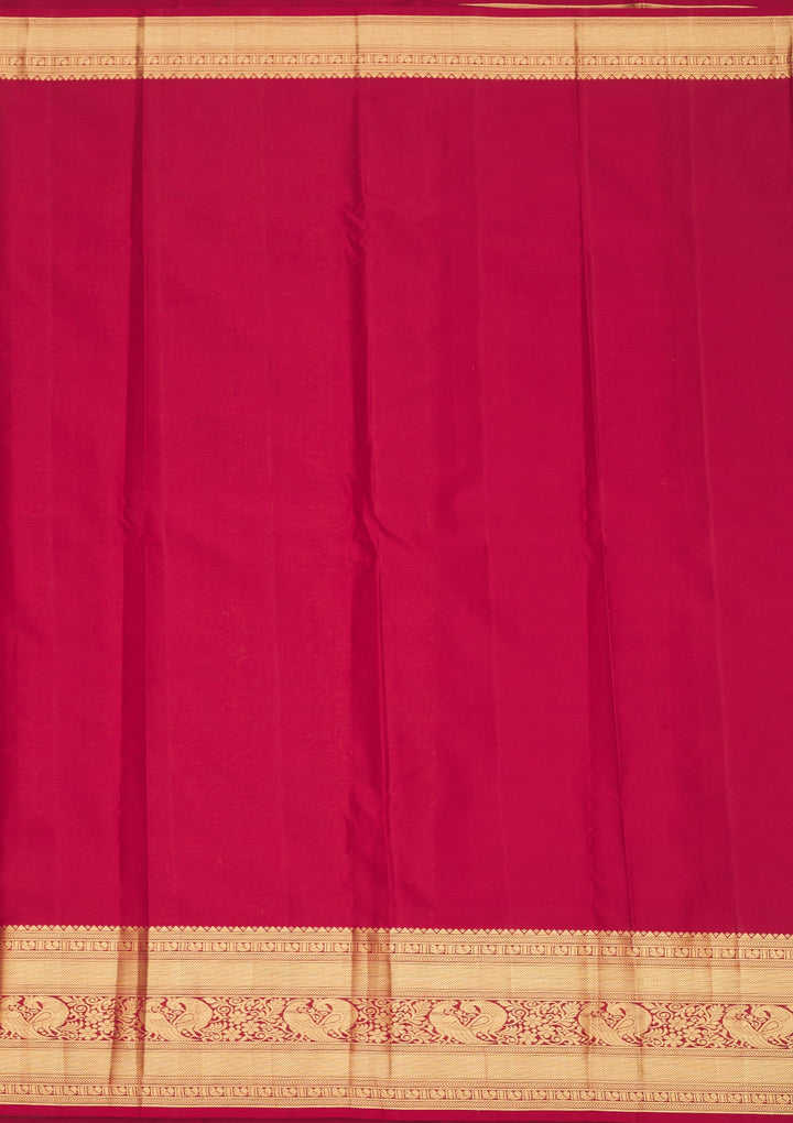 Maroon Zariwork Pure Silk Saree