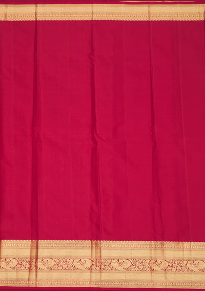 Maroon Zariwork Pure Silk Saree