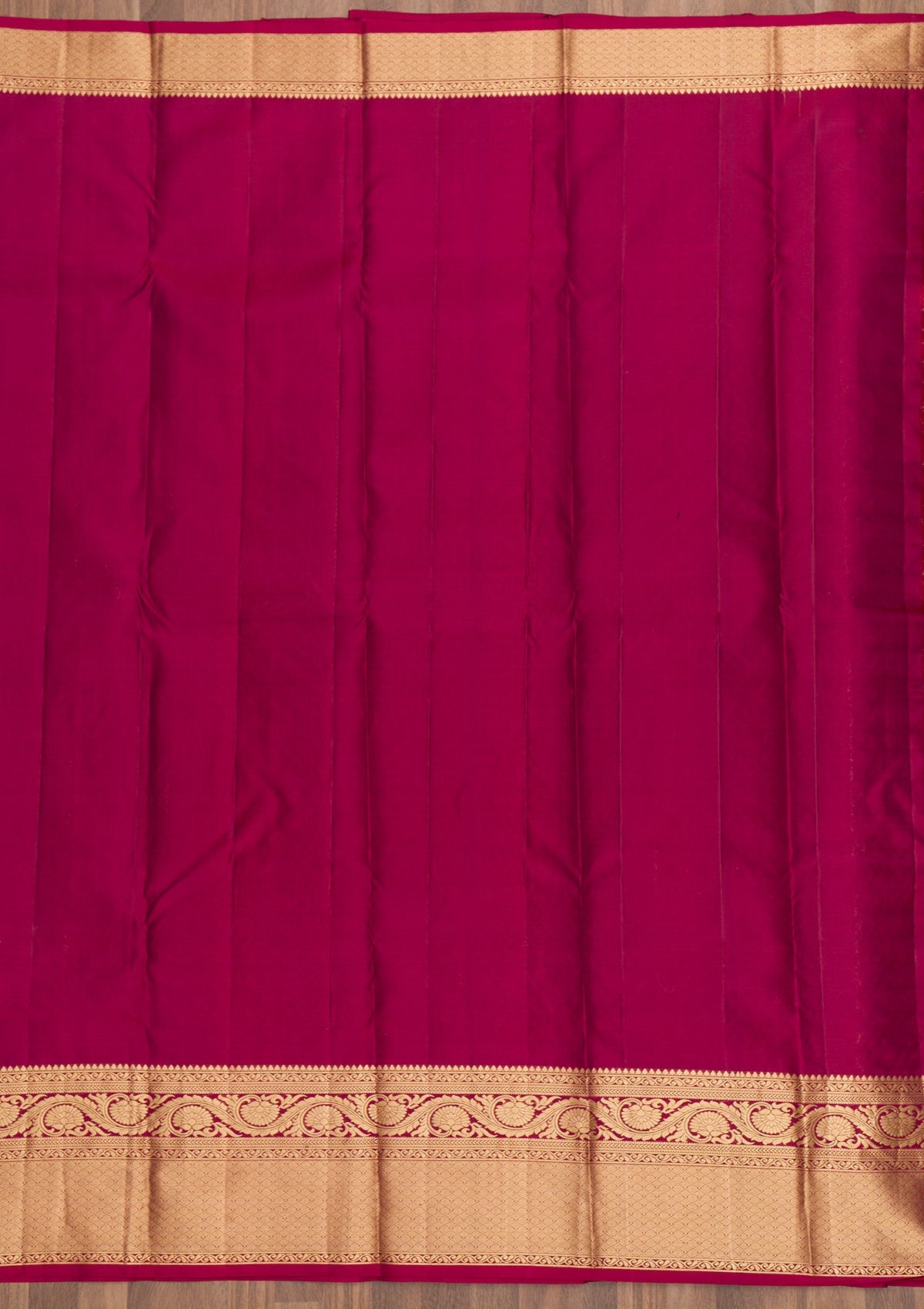 Maroon Zariwork Pure Silk Saree-Koskii