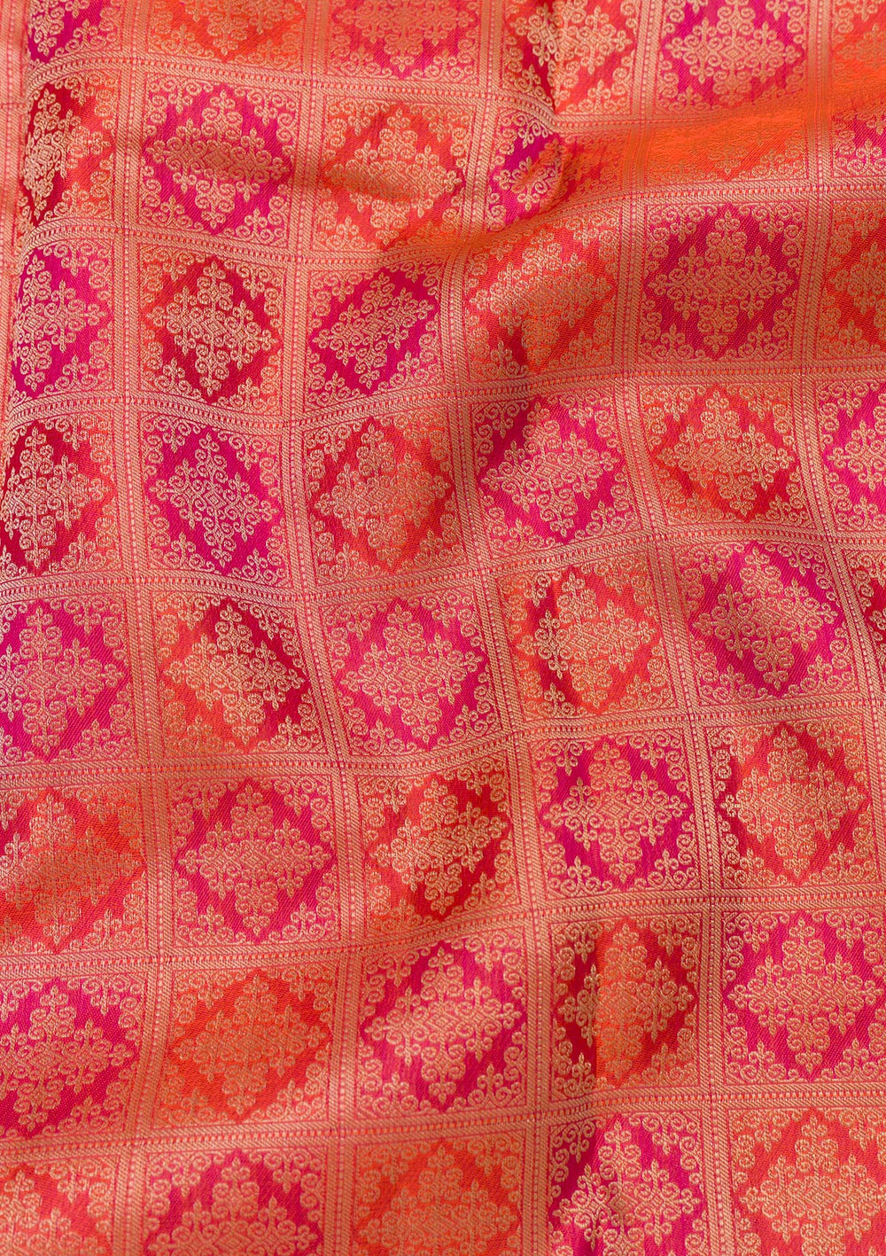 Maroon Zariwork Pure Silk Saree-Koskii
