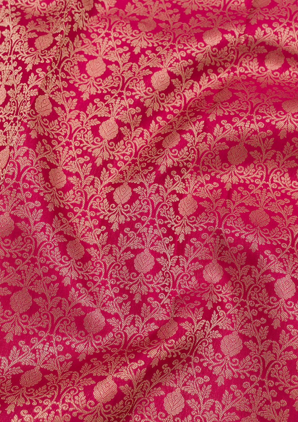 Maroon Zariwork Pure Silk Saree-Koskii
