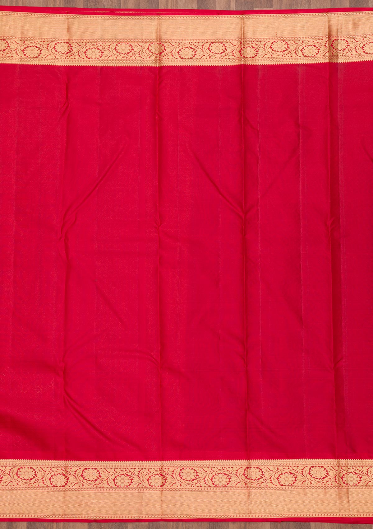 Maroon Zariwork Pure Silk Saree-Koskii