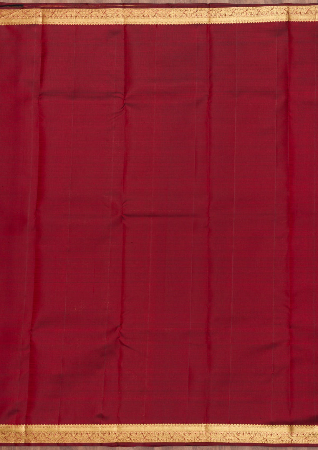 Maroon Zariwork Pure Silk Saree-Koskii