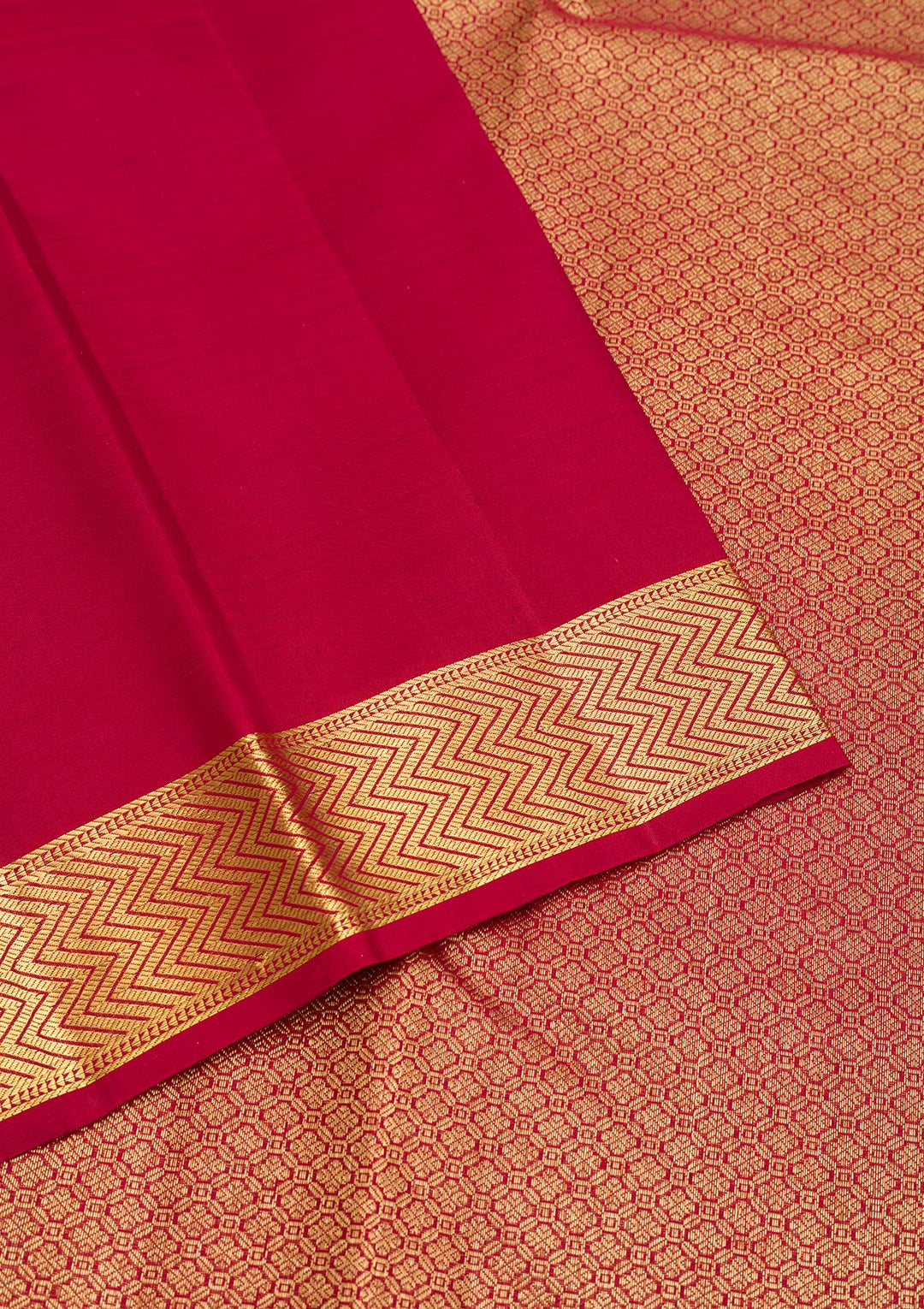 Maroon Zariwork Pure Silk Saree-Koskii