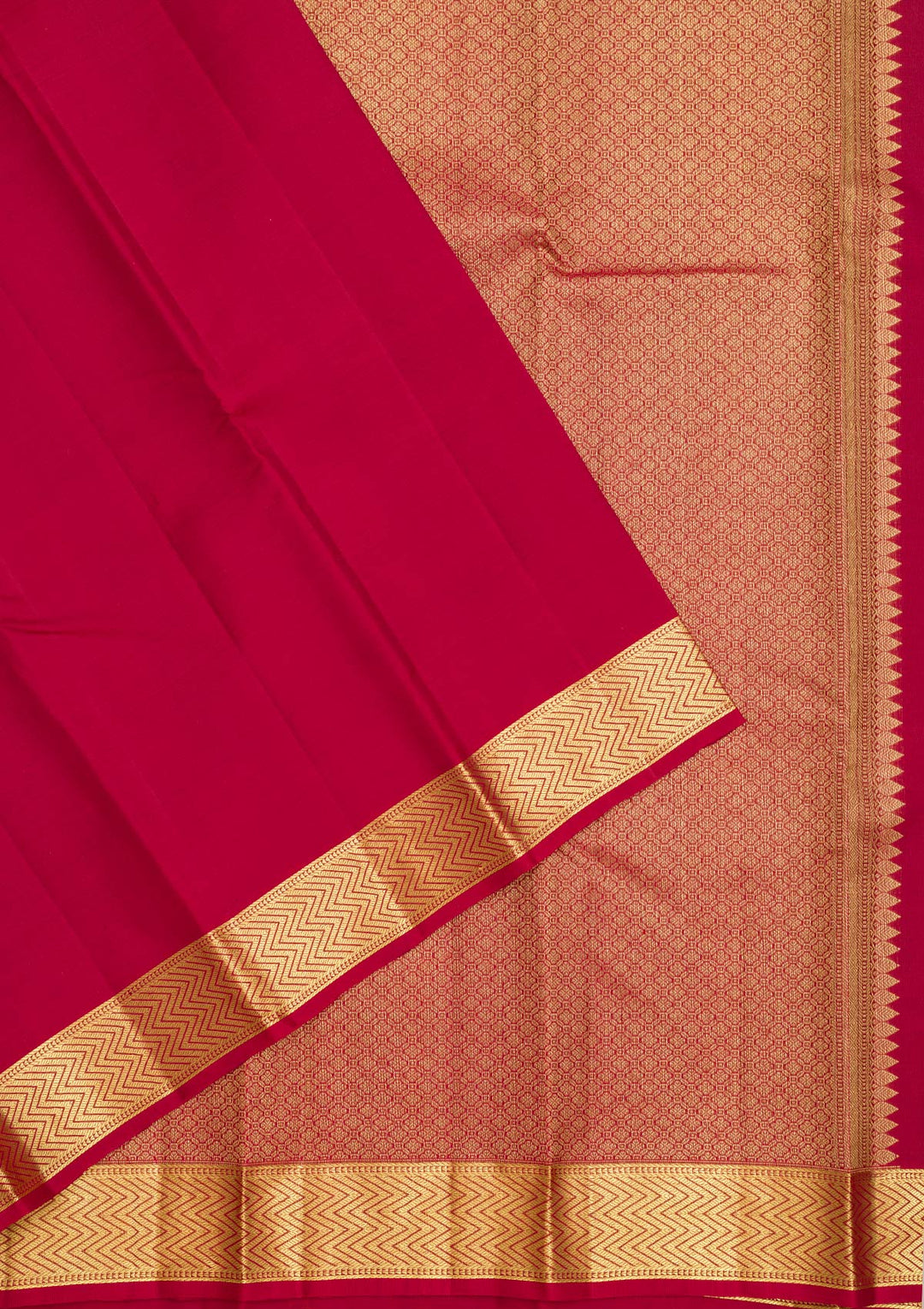 Maroon Zariwork Pure Silk Saree-Koskii