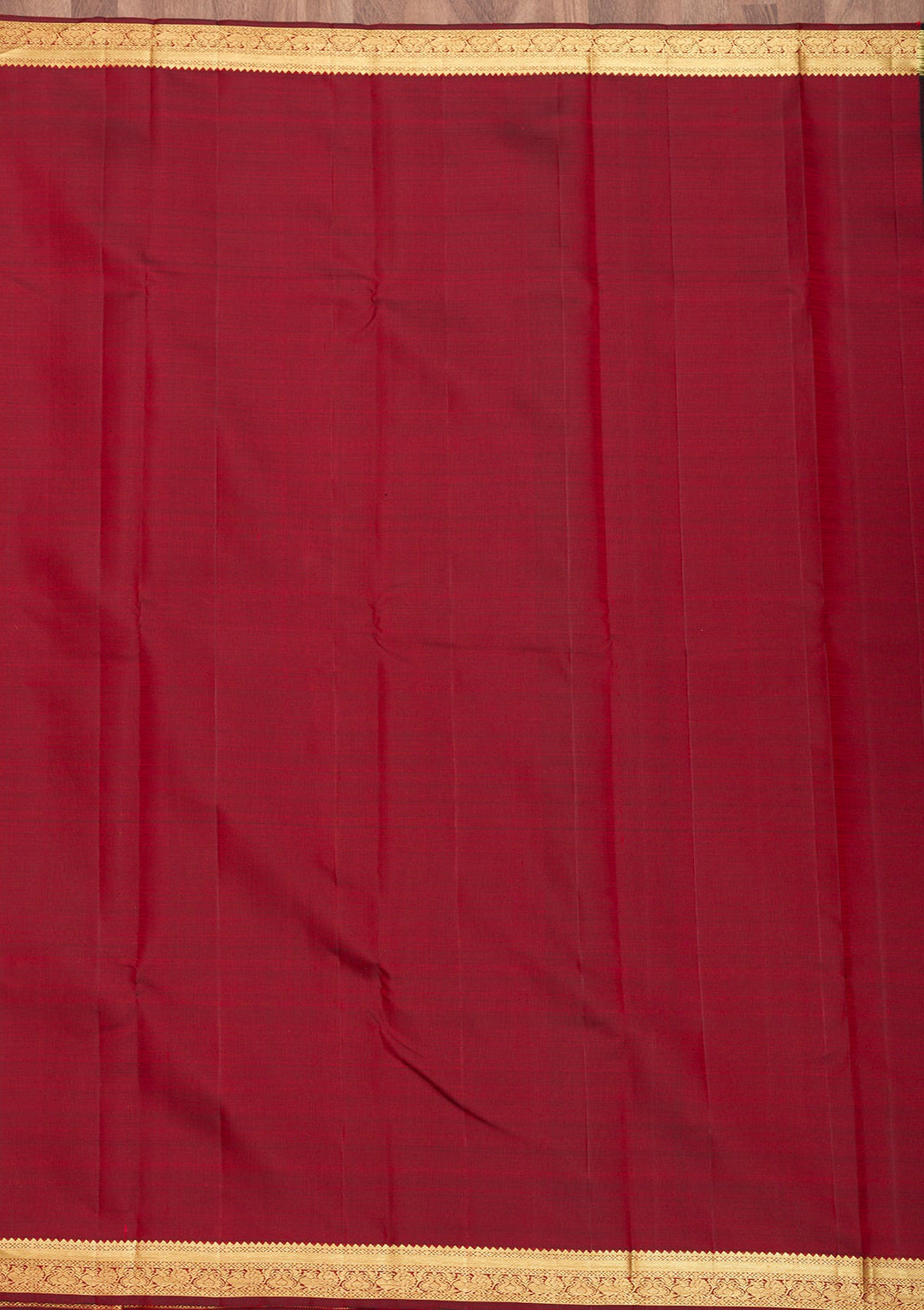 Maroon Zariwork Pure Silk Saree-Koskii