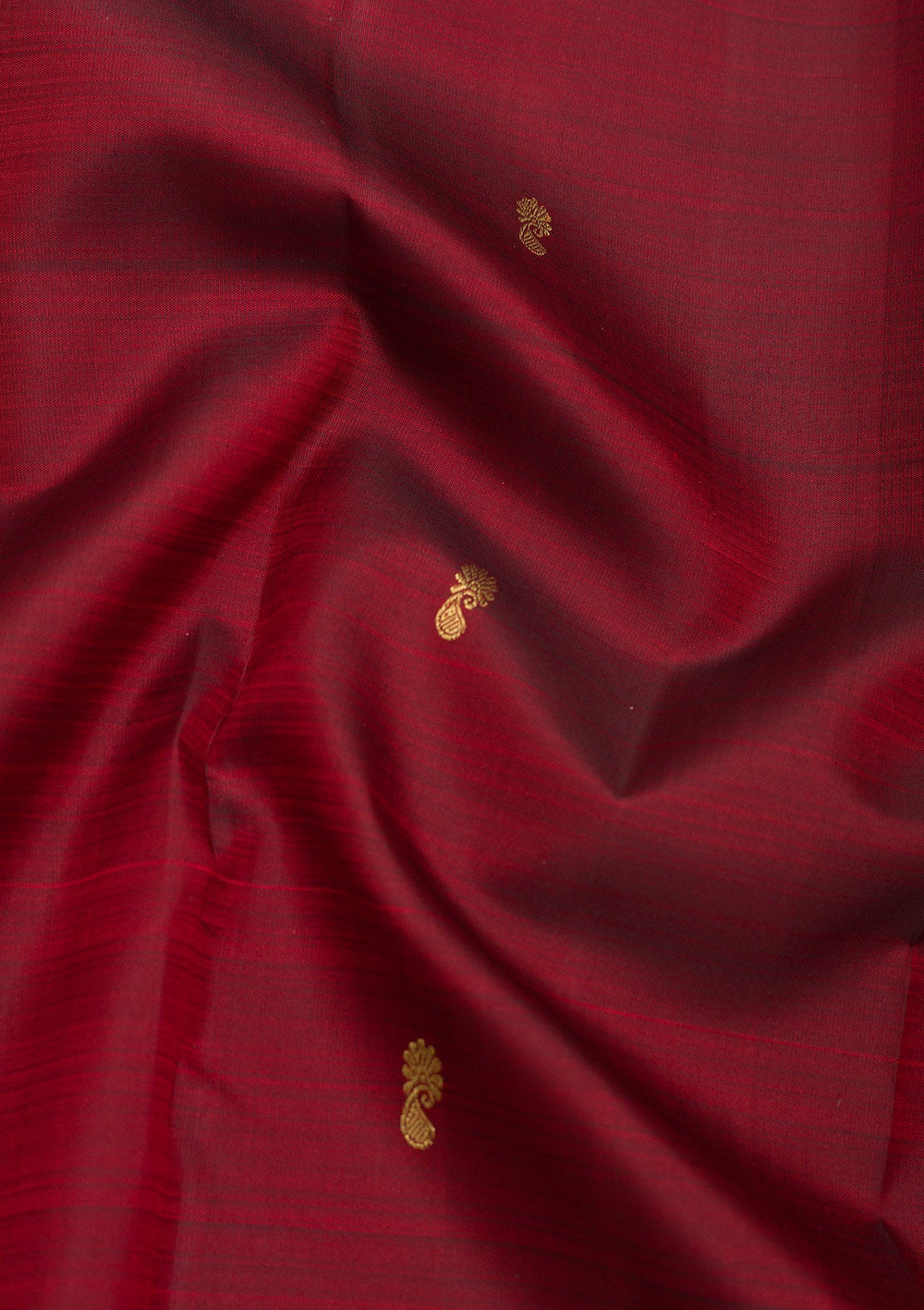 Maroon Zariwork Pure Silk Saree-Koskii