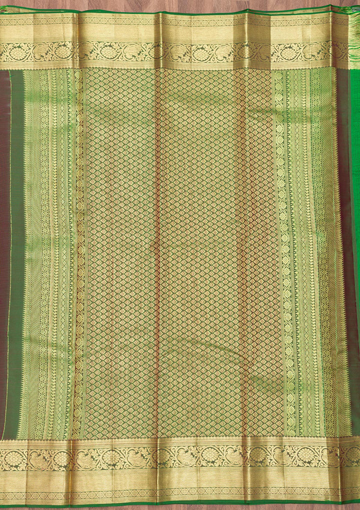 Maroon Zariwork Pure Silk Saree-Koskii