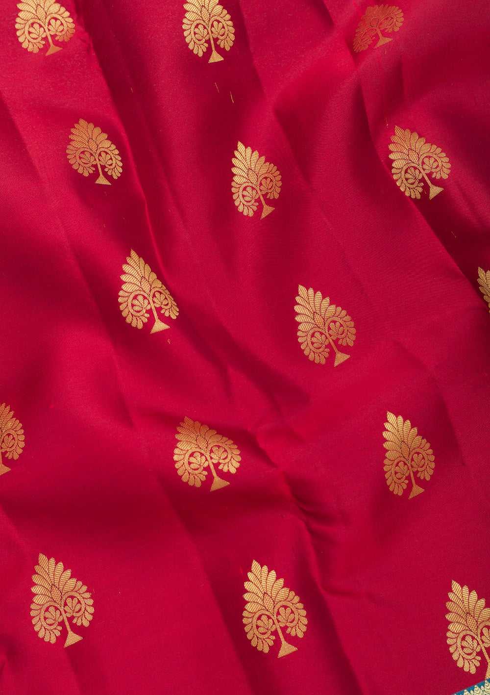 Maroon Zariwork Pure Silk Saree-Koskii