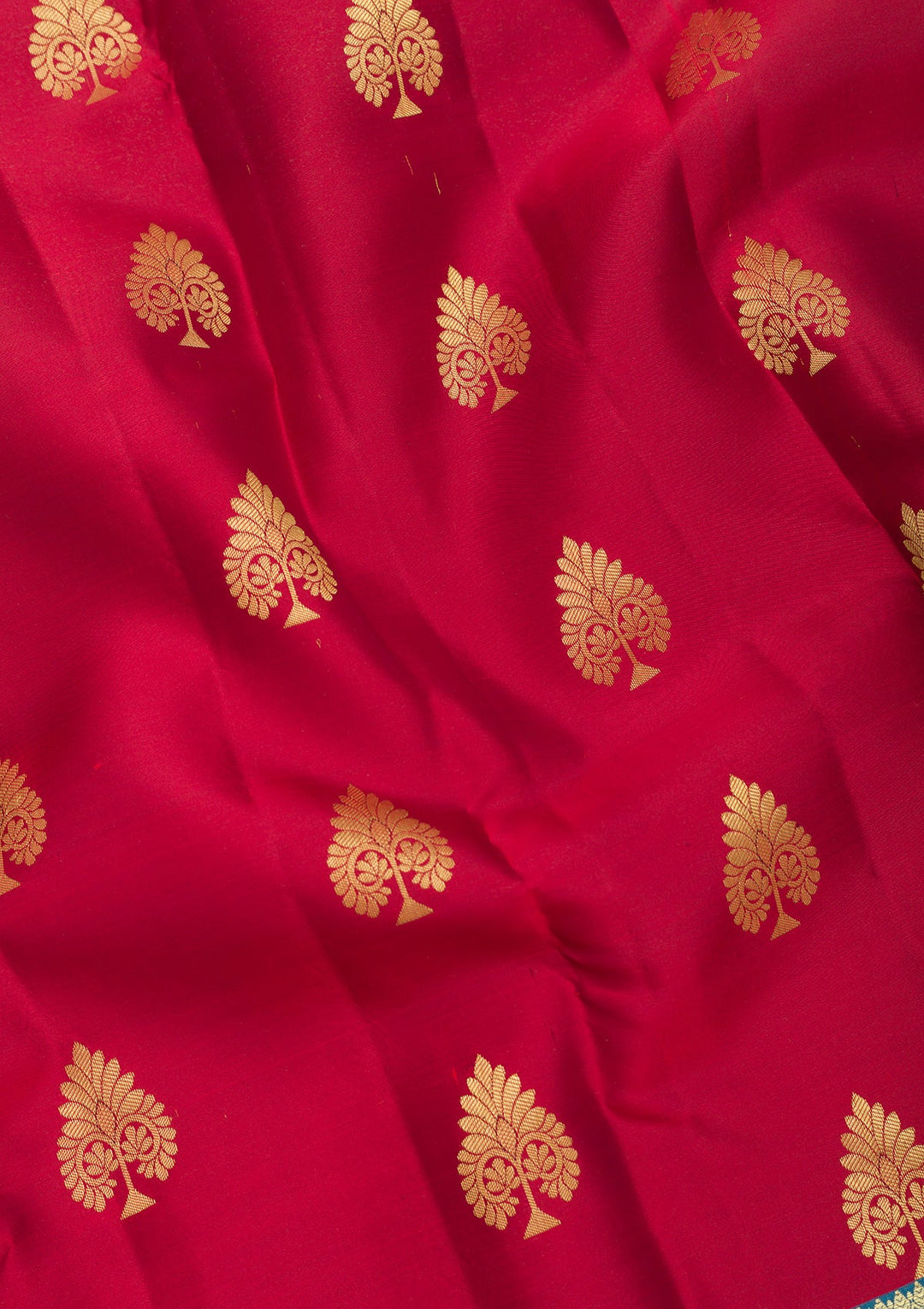 Maroon Zariwork Pure Silk Saree-Koskii