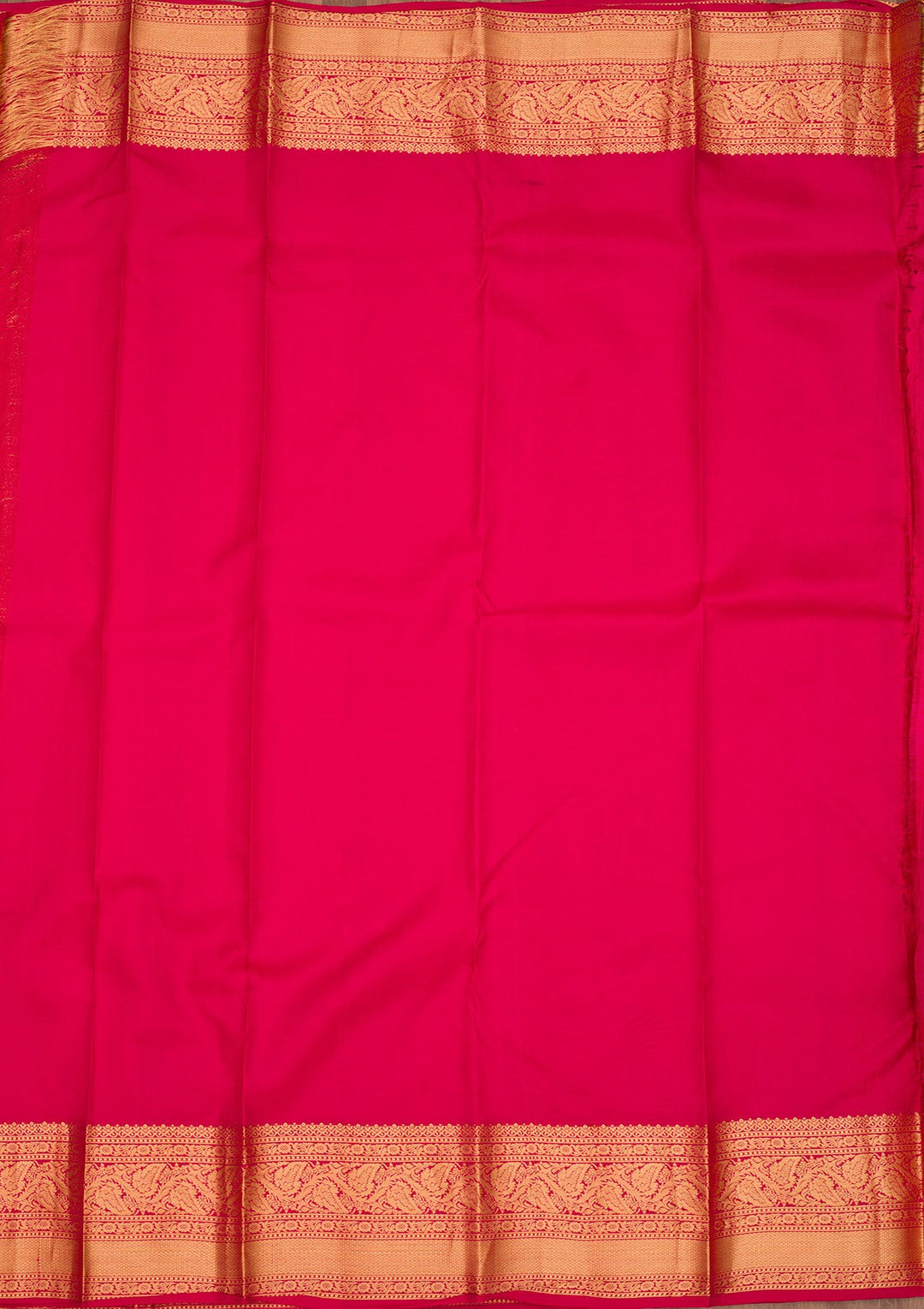 Maroon Zariwork Pure Silk Saree-Koskii