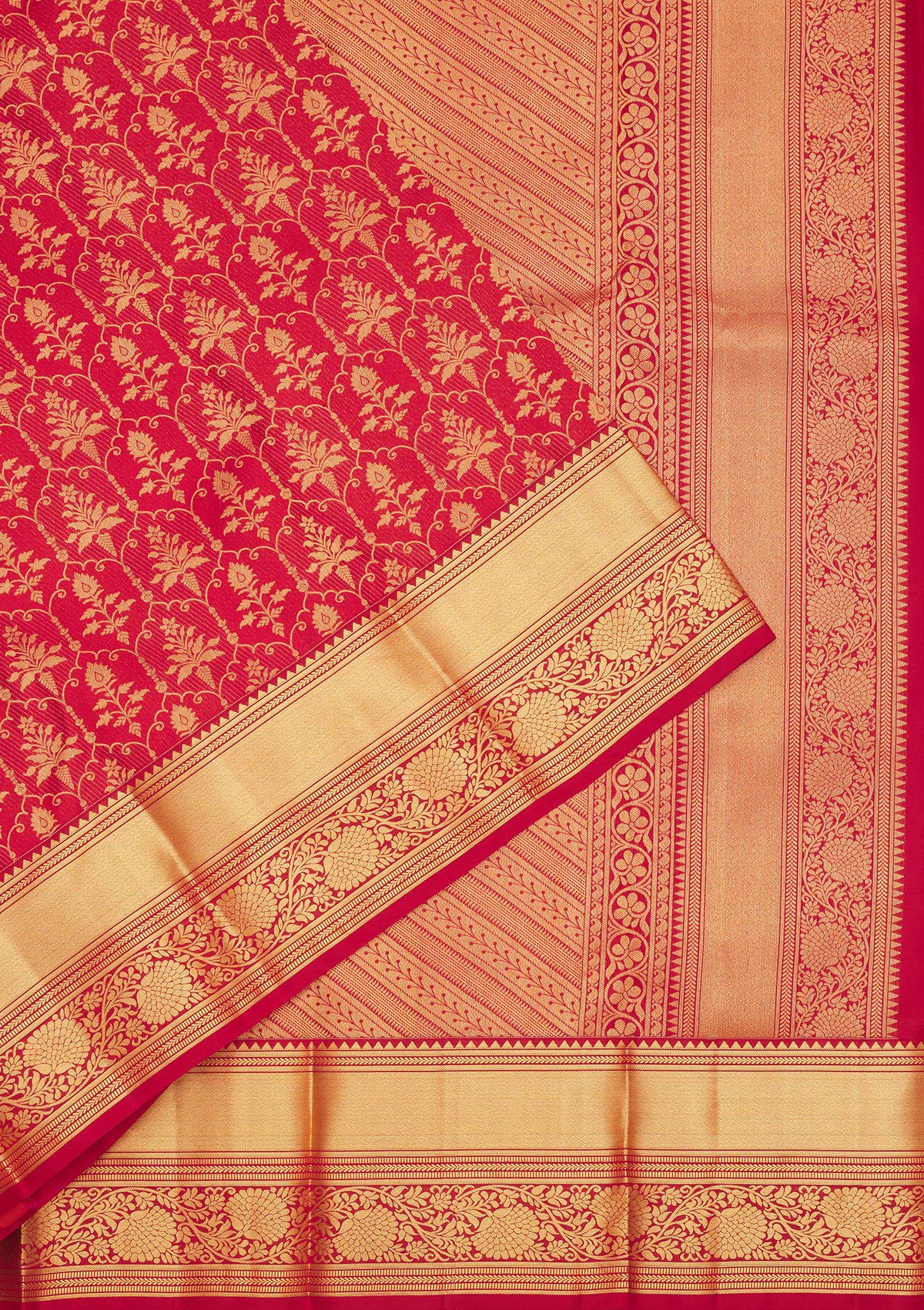 Maroon Zariwork Pure Silk Saree