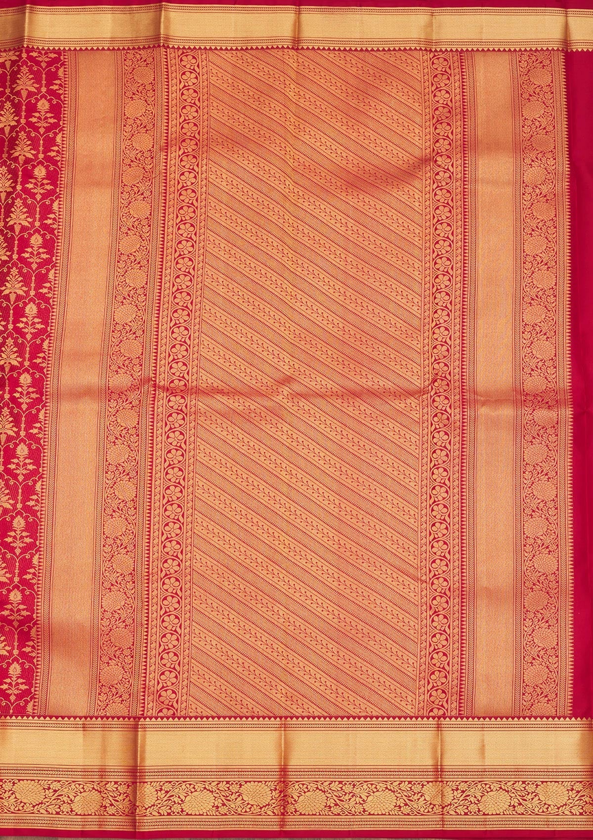 Maroon Zariwork Pure Silk Saree