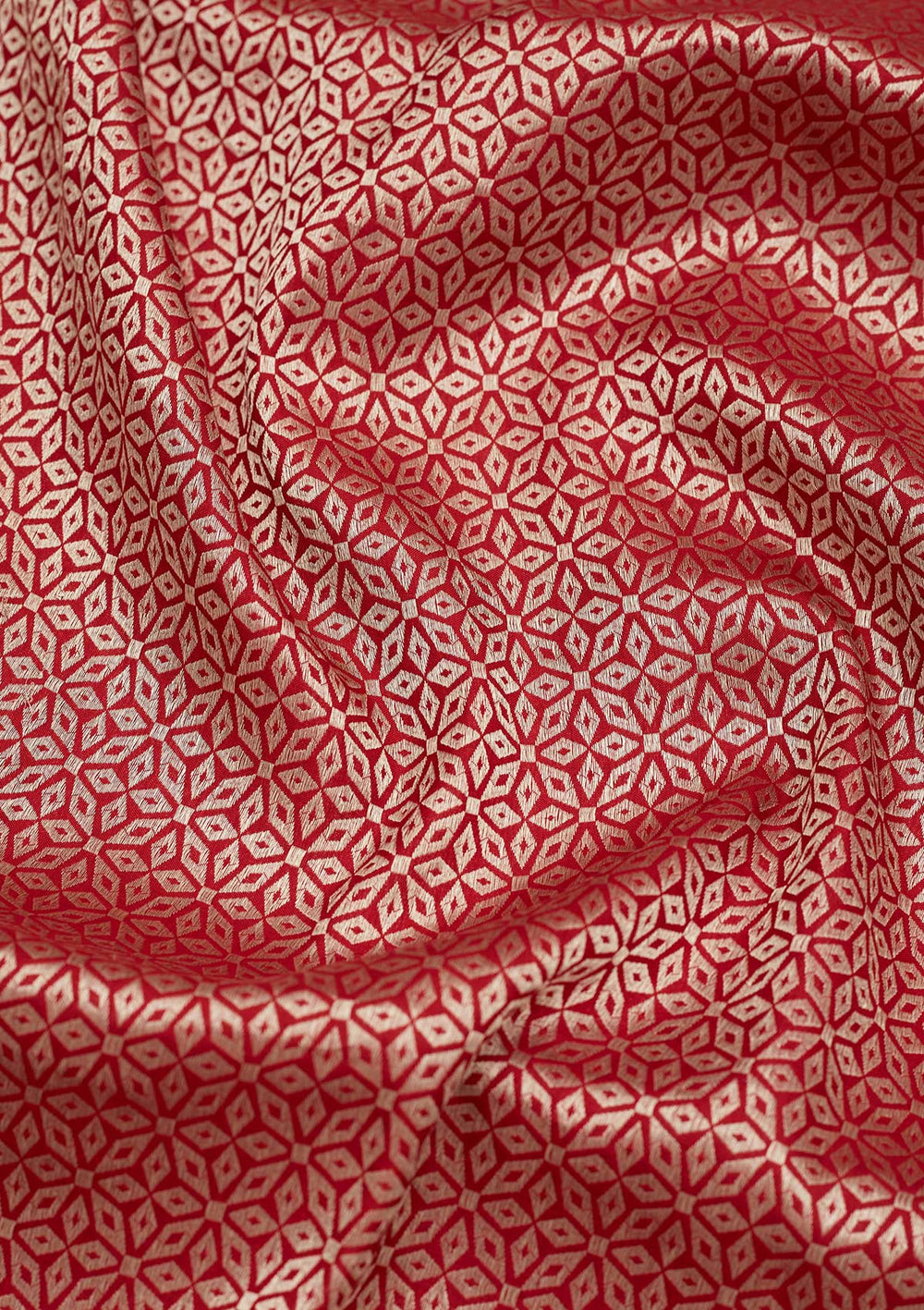 Maroon Zariwork Pure Silk Saree-Koskii