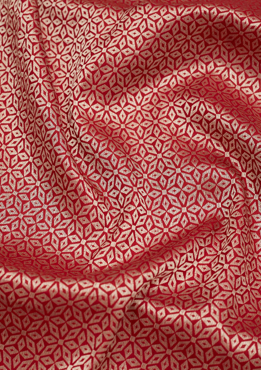Maroon Zariwork Pure Silk Saree-Koskii