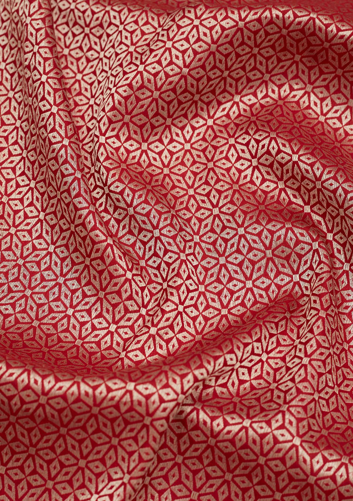 Maroon Zariwork Pure Silk Saree-Koskii