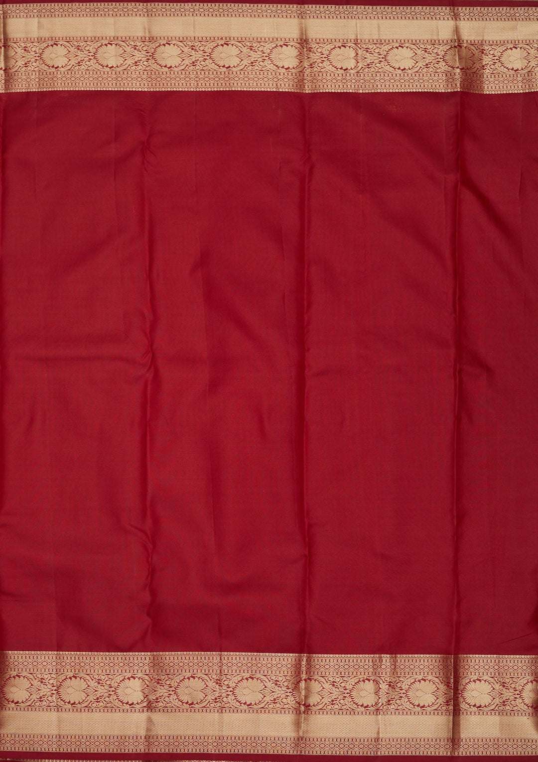 Maroon Zariwork Pure Silk Saree-Koskii
