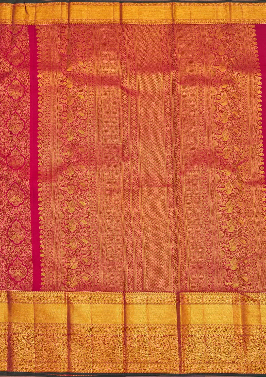 Maroon Zariwork Pure Silk Saree