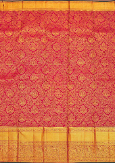 Maroon Zariwork Pure Silk Saree