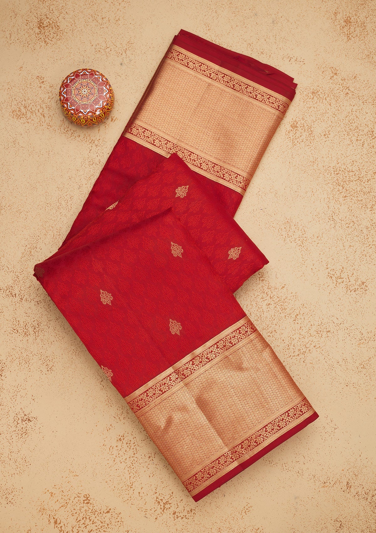 Maroon Zariwork Pure Silk Saree-Koskii