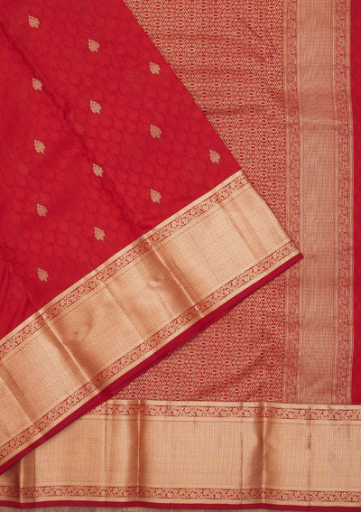 Maroon Zariwork Pure Silk Saree