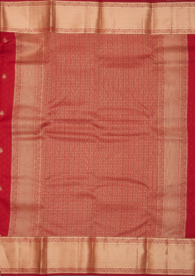 Maroon Zariwork Pure Silk Saree