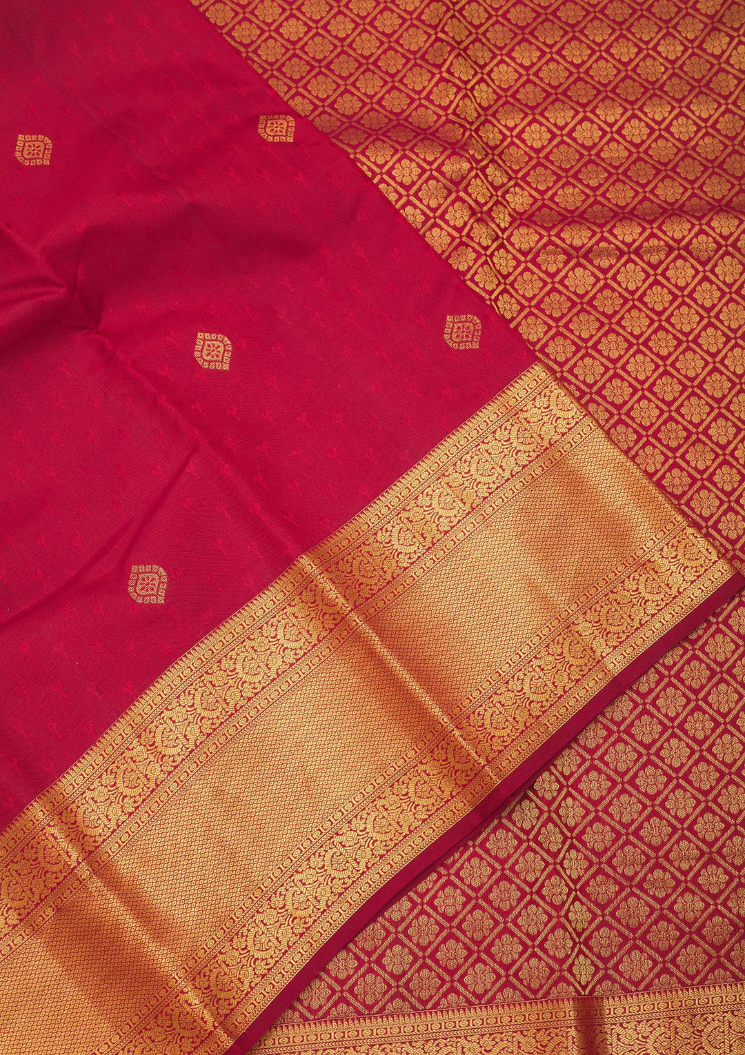 Maroon Zariwork Pure Silk Saree