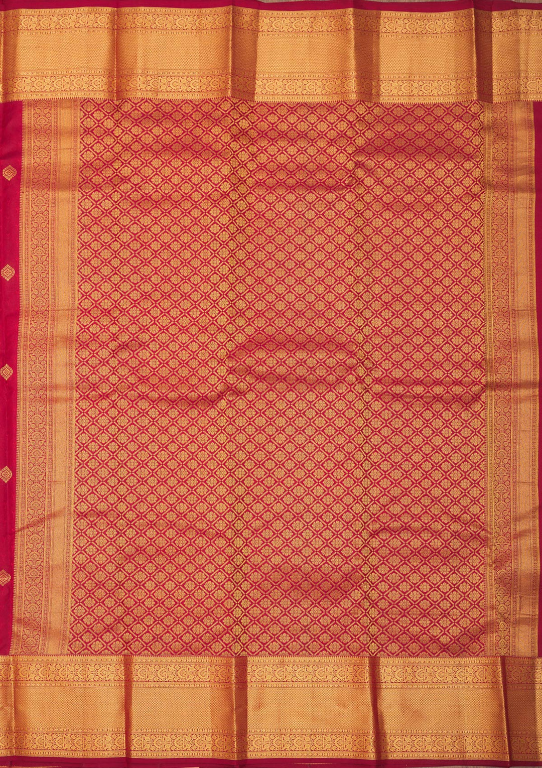 Maroon Zariwork Pure Silk Saree