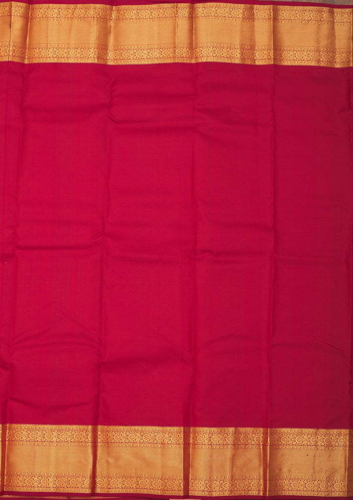 Maroon Zariwork Pure Silk Saree