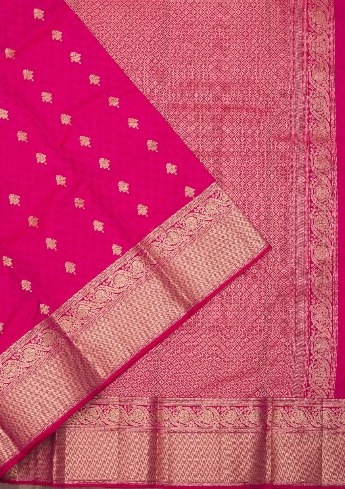 Maroon Zariwork Pure Silk Saree