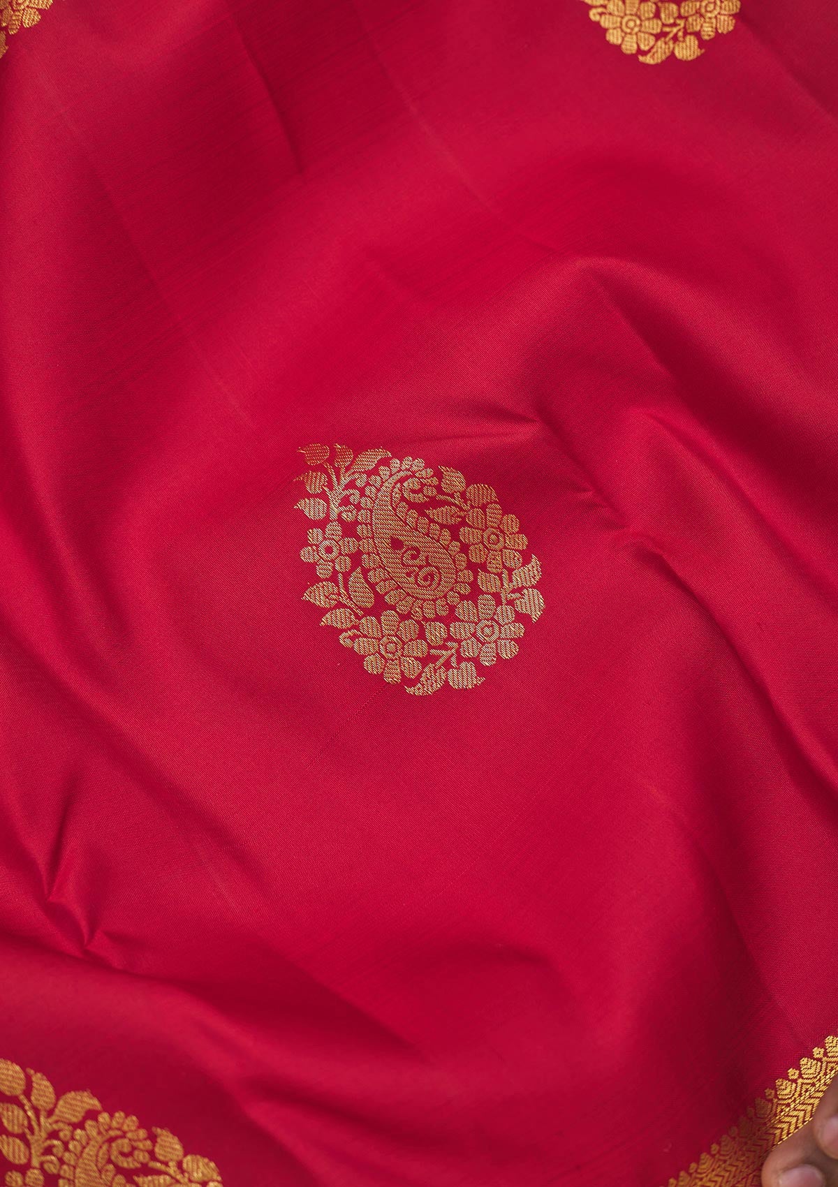 Maroon Zariwork Pure Silk Saree