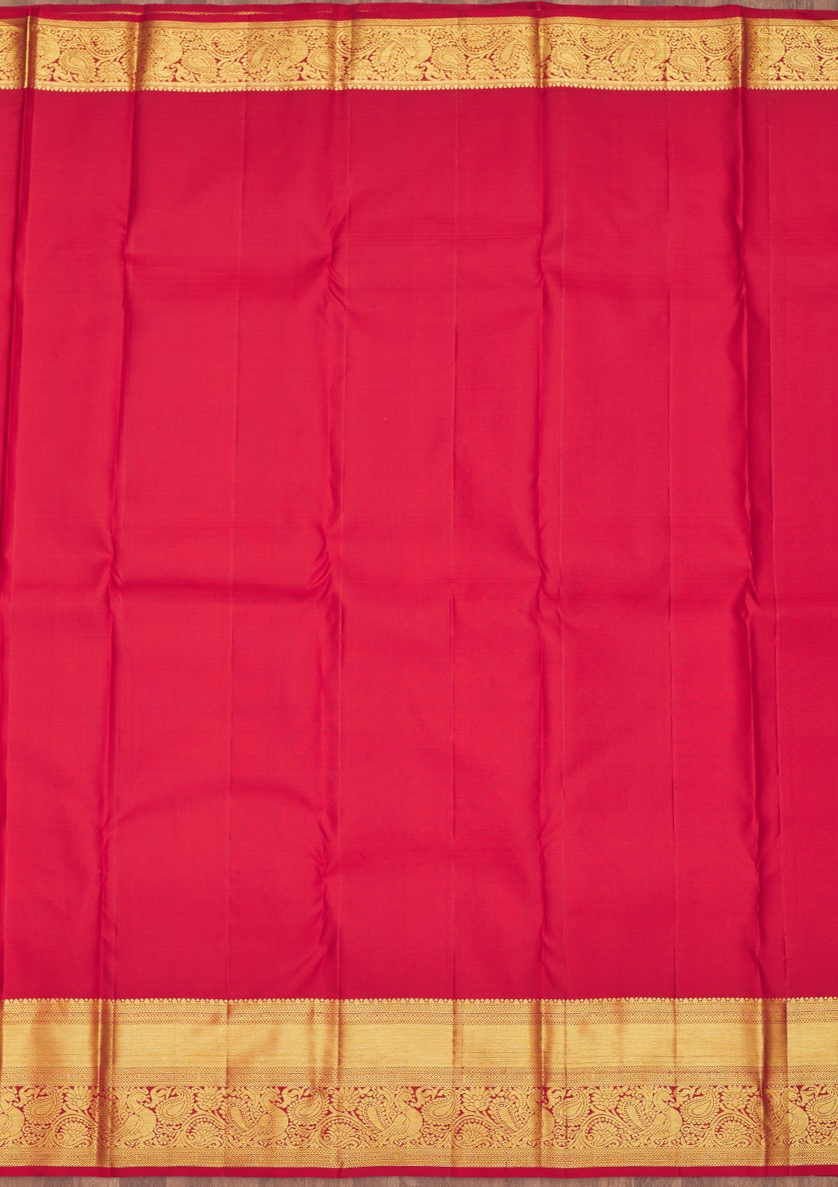 Maroon Zariwork Pure Silk Saree