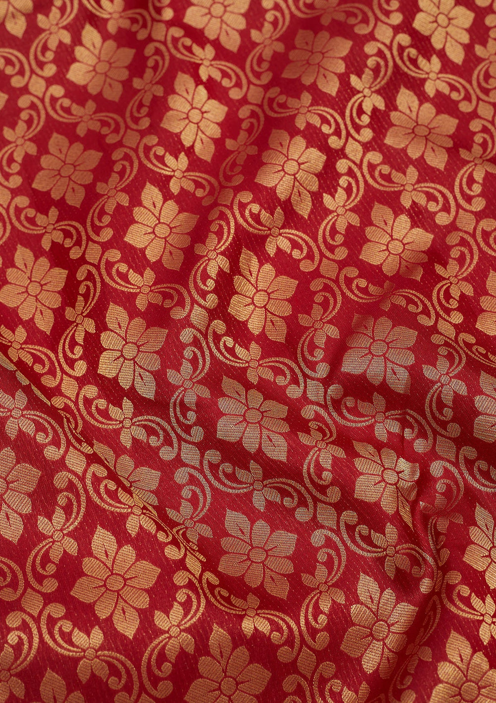 Maroon Zariwork Pure Silk Saree-Koskii