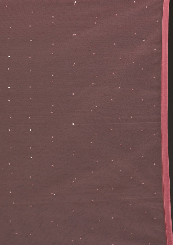 Mauve Stonework Net Gown-Koskii