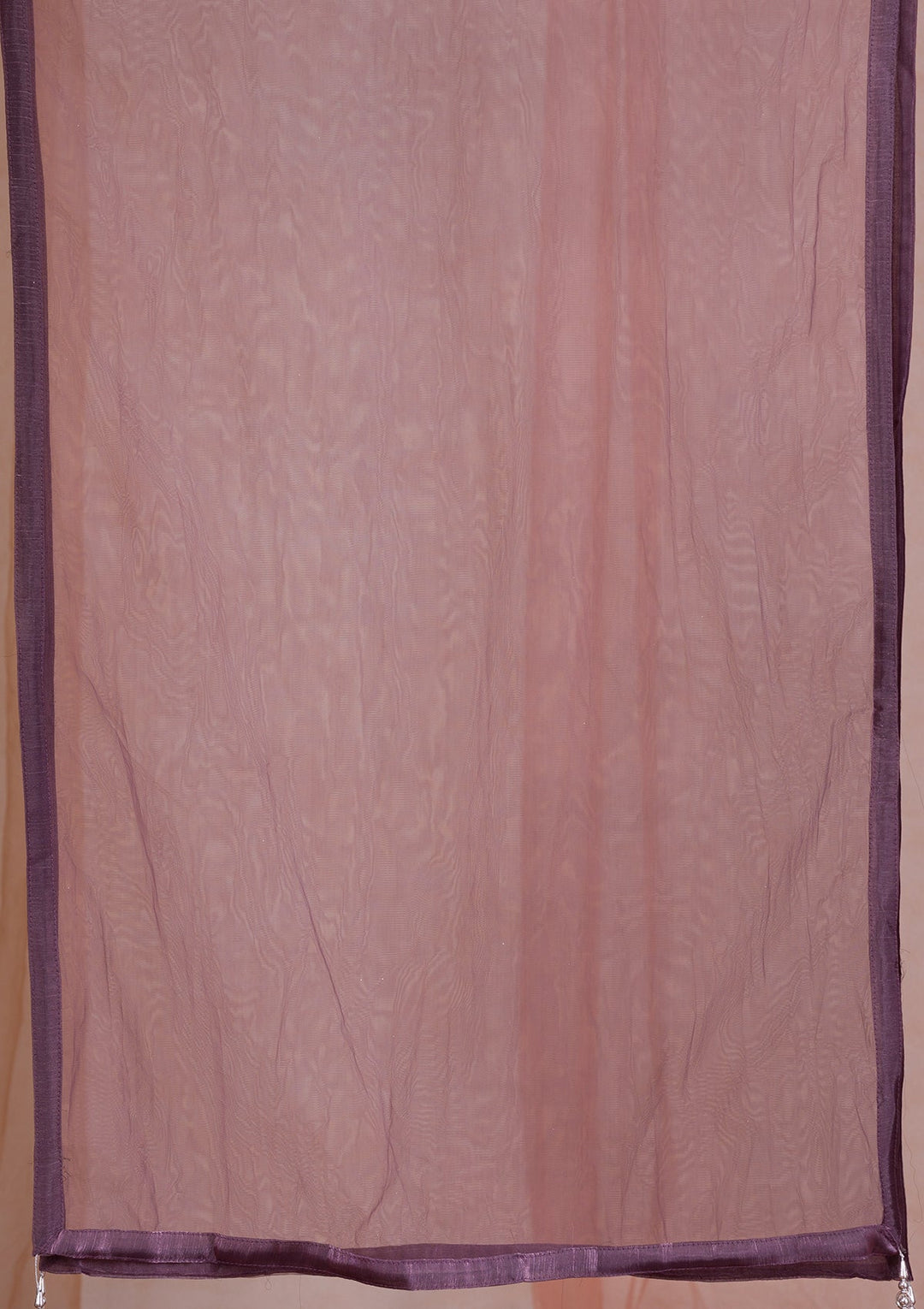 Mauve Stonework Tissue Readymade Lehenga-Koskii