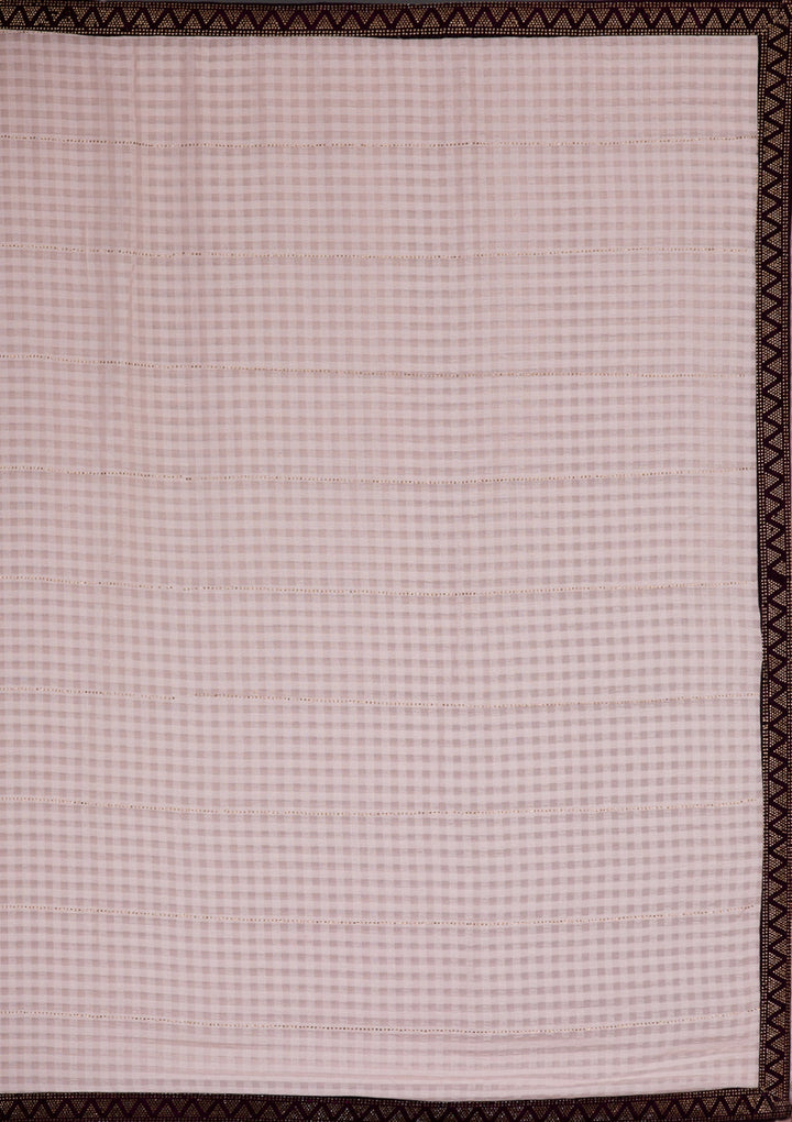 Mauve Swarovski Georgette Saree-Koskii
