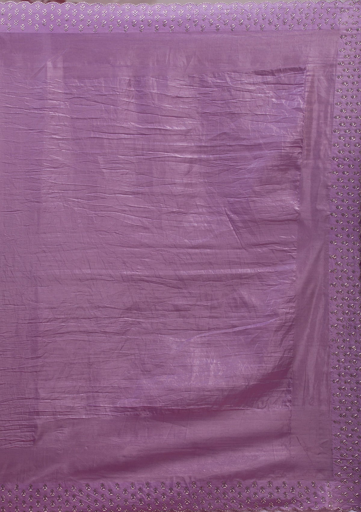 Mauve Swarovski Tissue Saree-Koskii